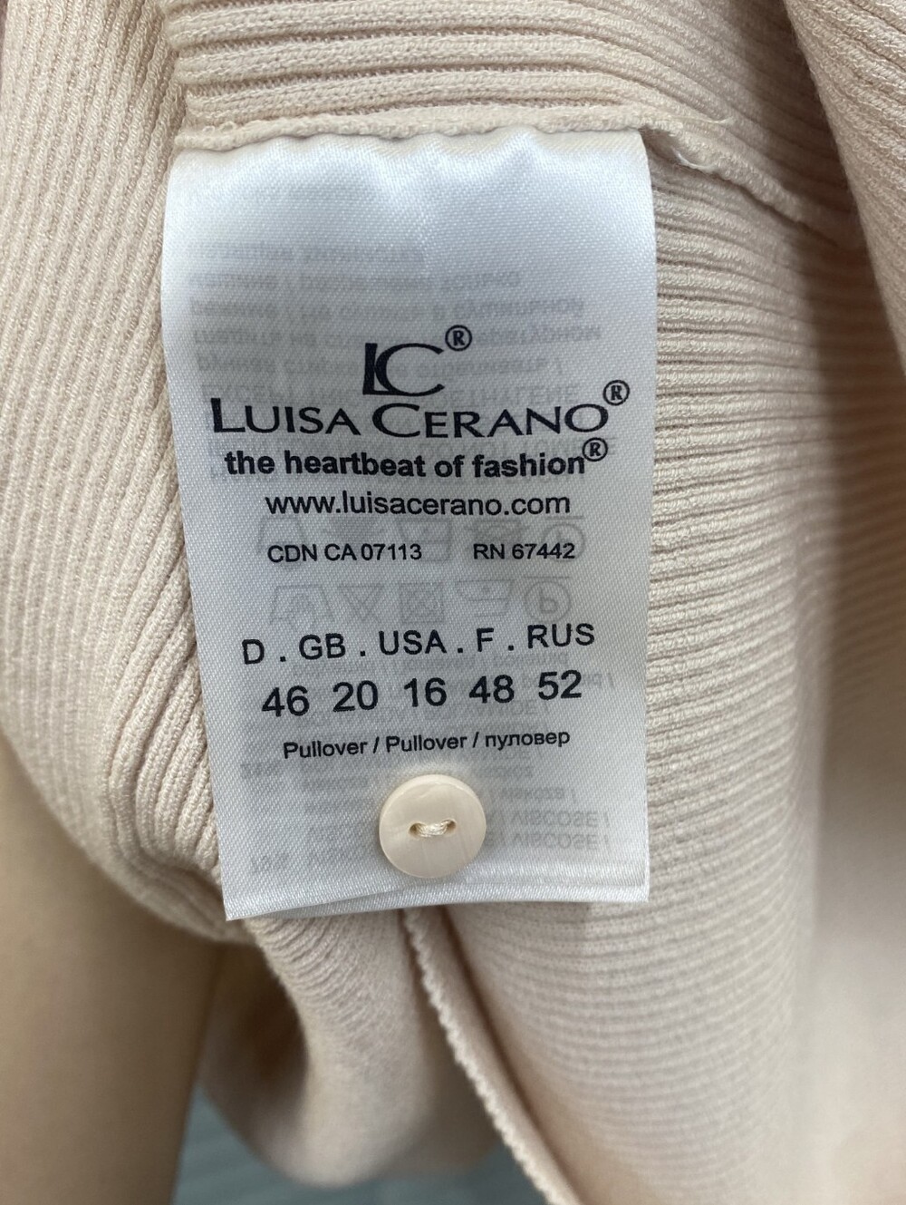 Luisa Cerano Feinstrick-Pullover Top - Picture 10 of 11